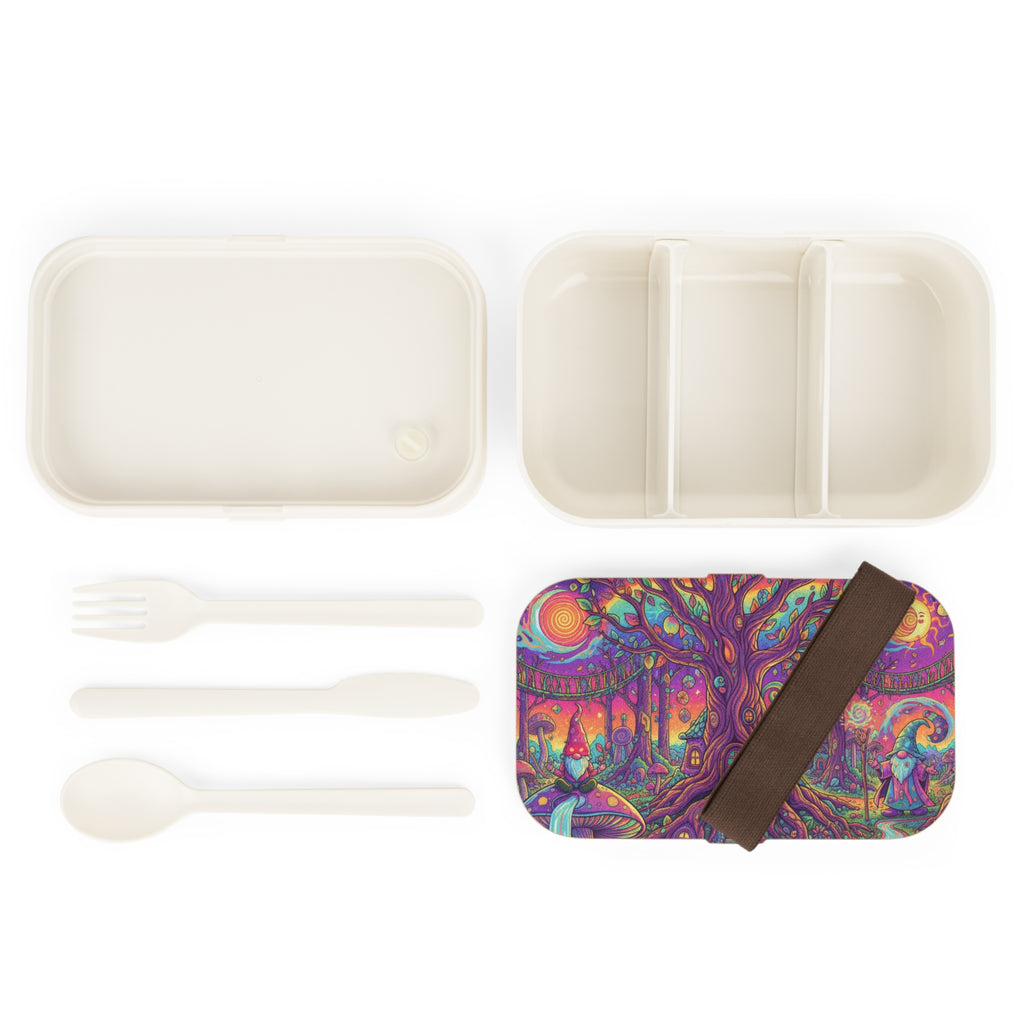 Whimsical Bento Lunch Box, Colorful Food Container, Magical Picnic Accessory, Eco-Friendly Meal Prep, Fun Kids Lunch Box, Unique Gift Idea