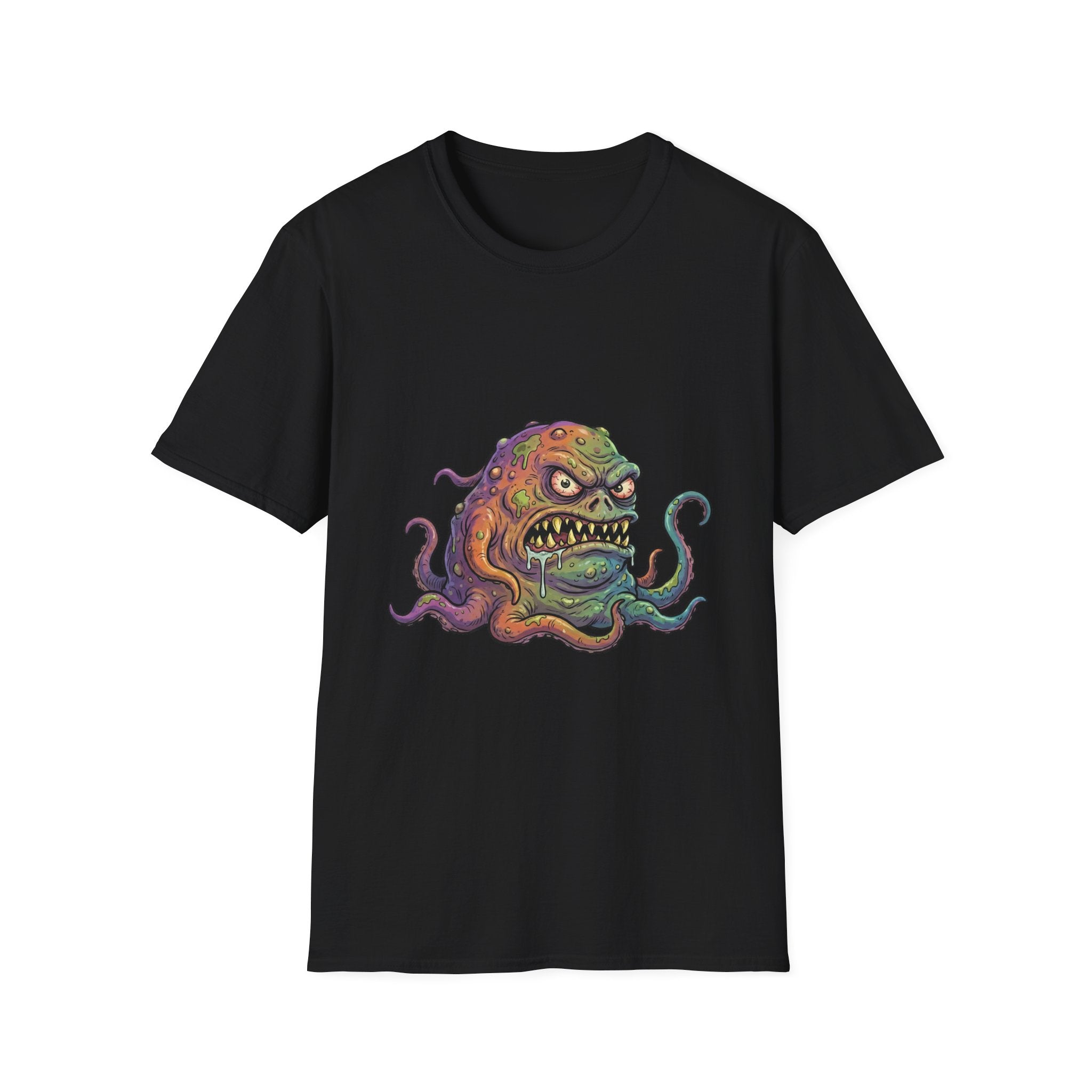Monster Octopus T-Shirt — Colorful Cthulhu-Inspired Graphic Tee