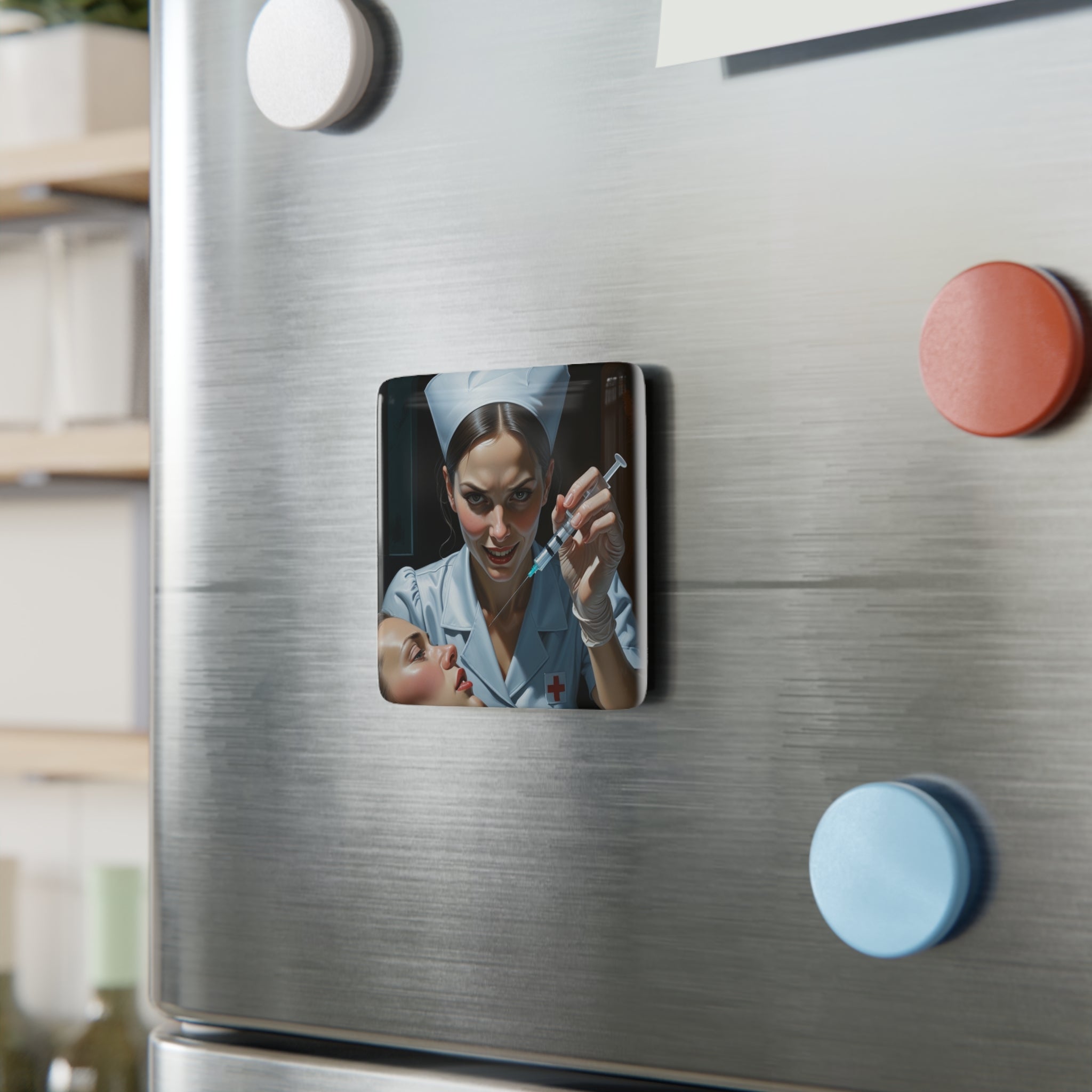 Nursing Humor Porcelain Magnet, Medical Gift