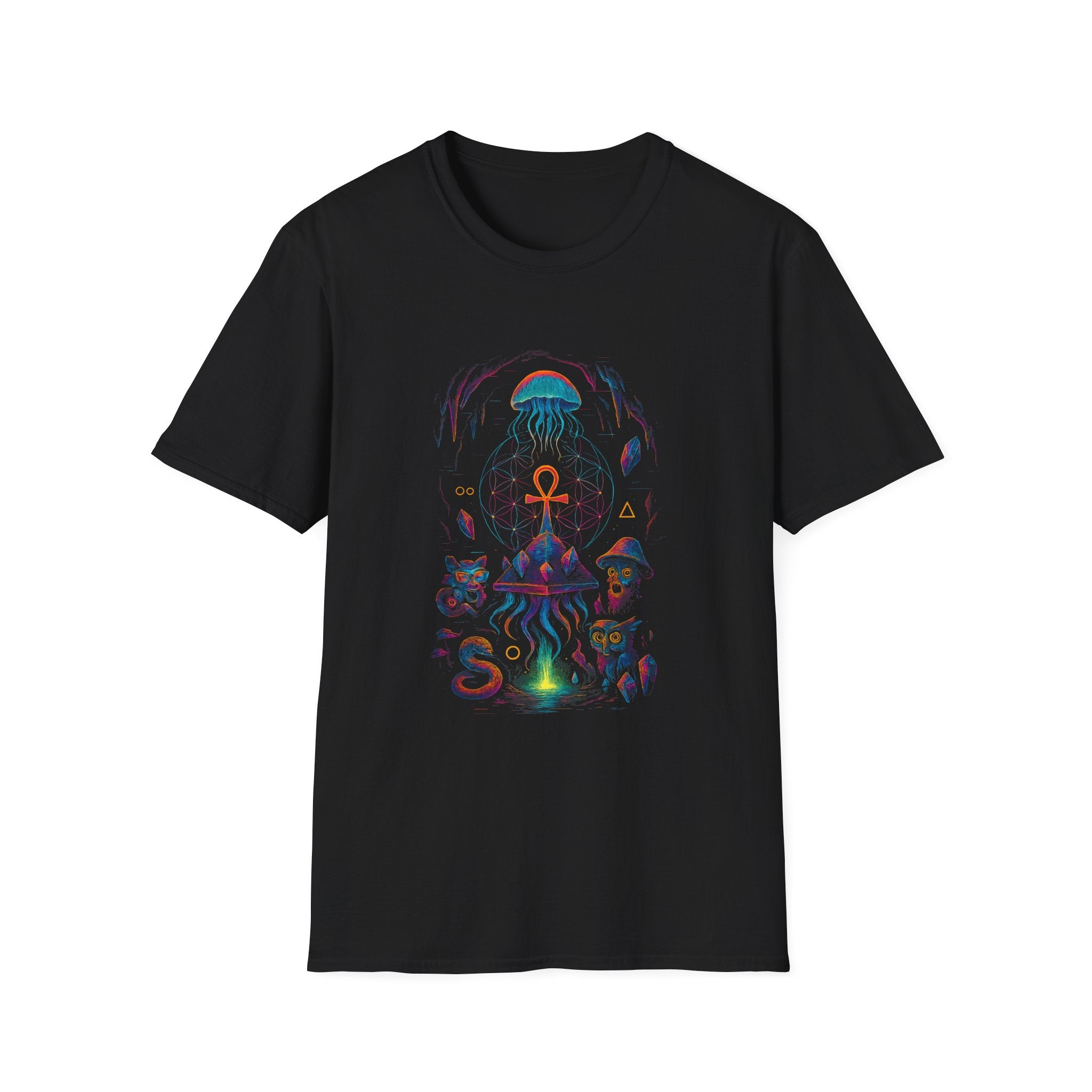 Mystical Universe T-Shirt | Boho Vibe, Unisex Tee, Psychedelic Design, Perfect Gift, Festival Wear, Casual Style