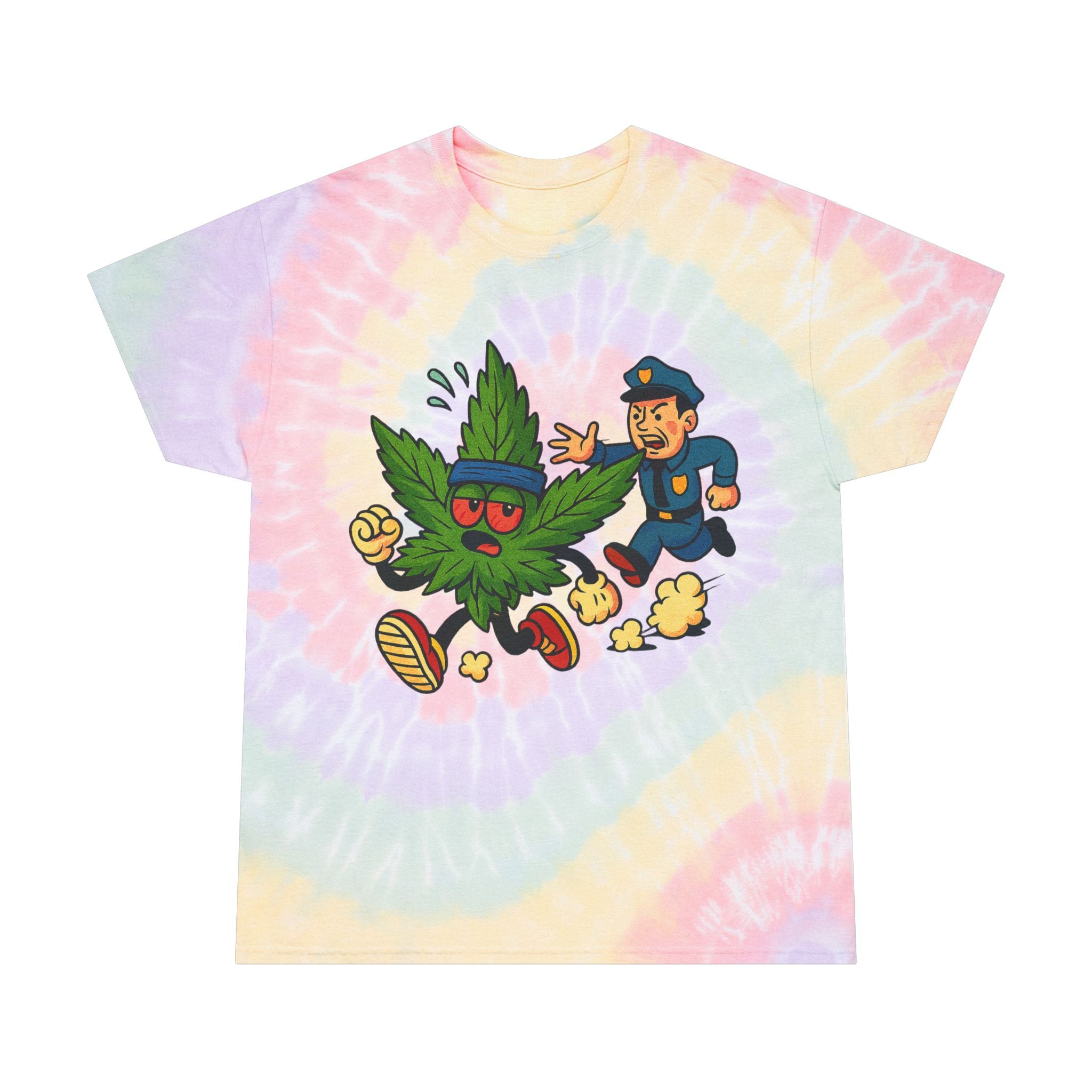 Running Bud Spiral Tie-Dye Tee