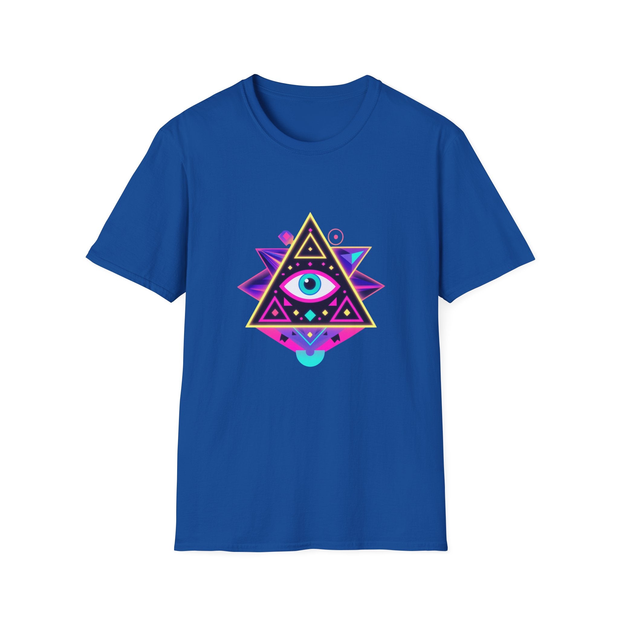Mystical Eye Graphic Tee, Unisex Cosplay Shirt, Boho Style T-Shirt, Festival Wear, Spiritual Gift, Casual Everyday Top